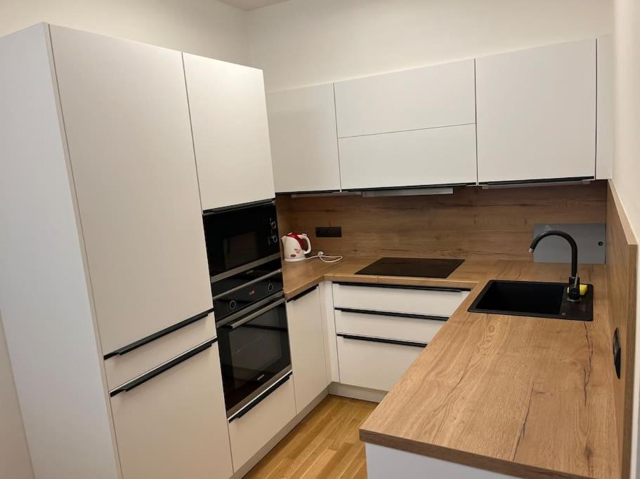 Apartman Holesovice,Balkon,Garaz Praga Zewnętrze zdjęcie