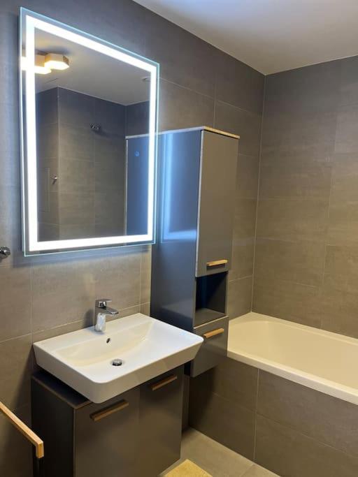 Apartman Holesovice,Balkon,Garaz Praga Zewnętrze zdjęcie